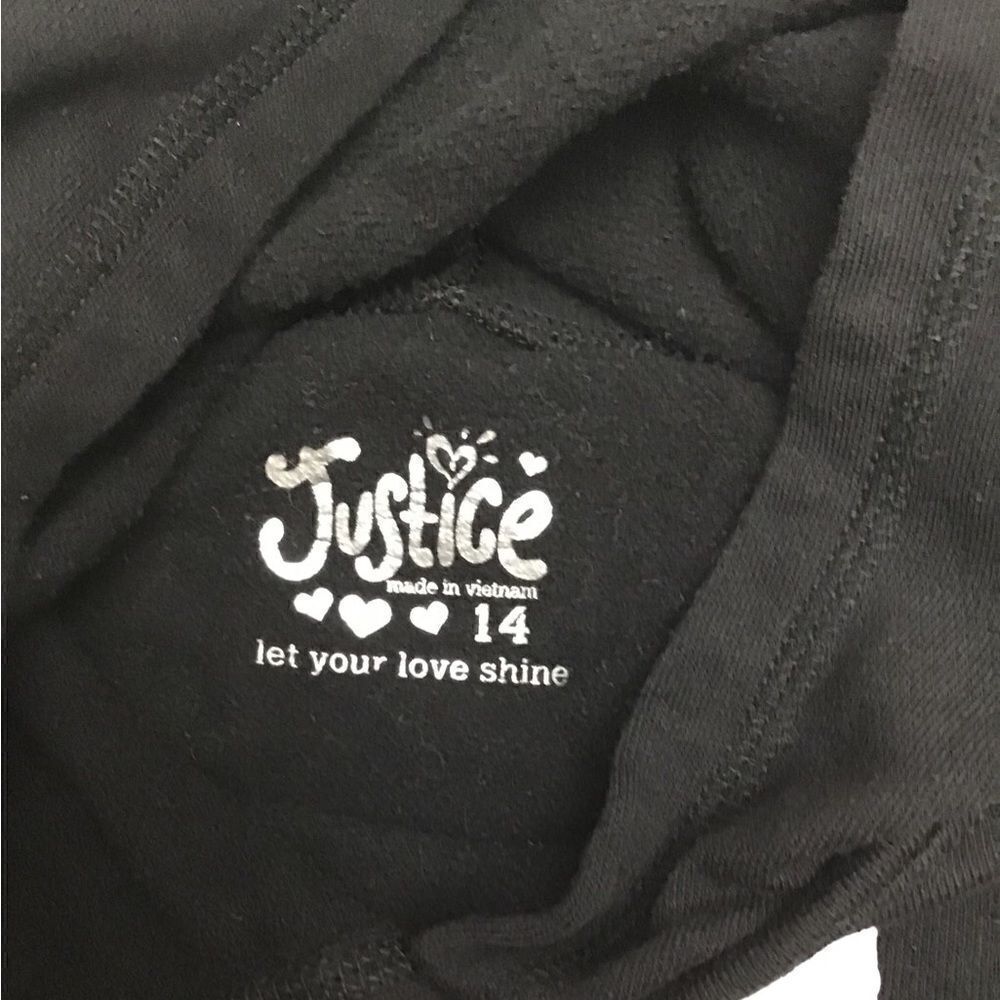 Justice Hooded LOL! Pullover Top - Picture 4 of 4